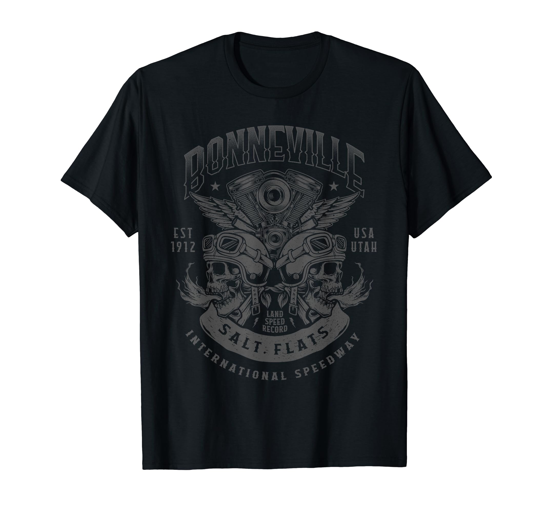 Bonneville Salt Flats Motorcycle Racing T-Shirt - Trendy Graphic Men Women - T-Shirt, Sweatshirt, Hoodie