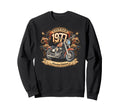 Born 1977 Motorcycle Lovers Sweatshirt - Casual Everyday Wear for Adults - T-Shirt, Sweatshirt, Hoodie