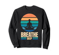 Breathe Deep Meditation Sweatshirt - Casual Everyday Wear Men Women - T-Shirt, Sweatshirt, Hoodie