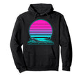 Sunset Iguana Hoodie - Streetwear Style Men Women - T-Shirt, Sweatshirt, Hoodie