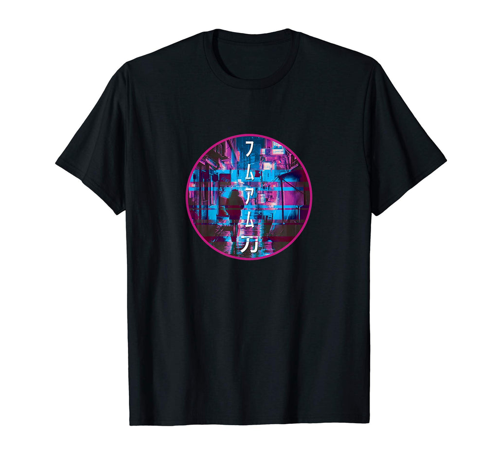 Abstract Japan Retrowave Aesthetic T-Shirt - Fun Novelty Design Unisex - T-Shirt, Sweatshirt, Hoodie
