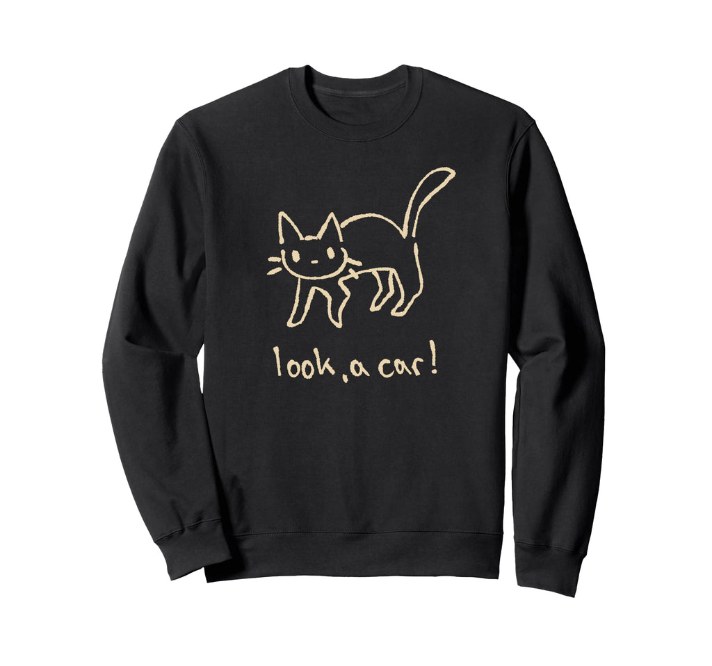 Tomcat Cat Kitten Meme Car Sweatshirt - Trendy Graphic Unisex - T-Shirt, Sweatshirt, Hoodie