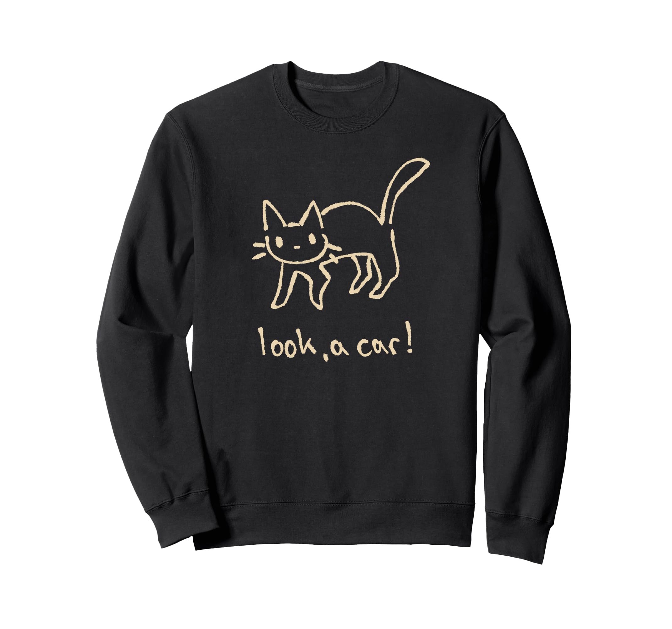 Tomcat Cat Kitten Meme Car Sweatshirt - Trendy Graphic Unisex - T-Shirt, Sweatshirt, Hoodie