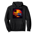 1984 Sunset Palm Tree Synthwave Hoodie - Unique Graphic for Adults - T-Shirt, Sweatshirt, Hoodie