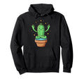 Meditation Cactus Yoga Pose Relaxing Hoodie - Aesthetic Graphic for Adults - T-Shirt, Sweatshirt, Hoodie