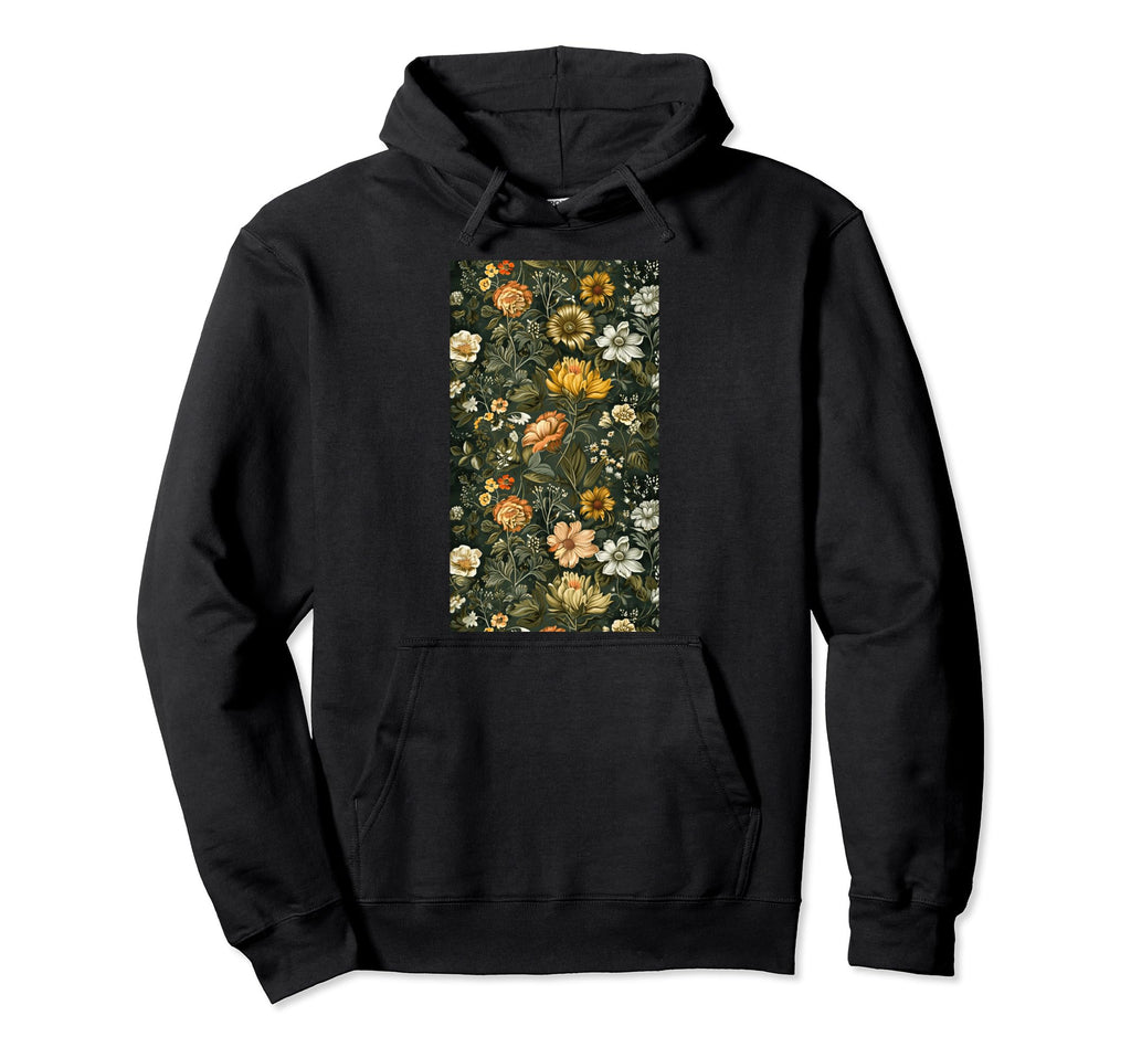 Inspired Floral Floral Botanical Elegant Hoodie - Fun Novelty Design Unisex - T-Shirt, Sweatshirt, Hoodie