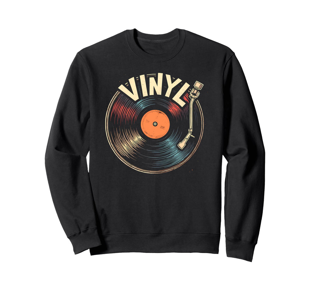 Passionate Vinyl Record Player Needle Sweatshirt - Novelty Apparel Unisex - T-Shirt, Sweatshirt, Hoodie