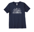 Womens I Bloom Through Books Self T-Shirt - Streetwear Style for Adults - T-Shirt, Sweatshirt, Hoodie