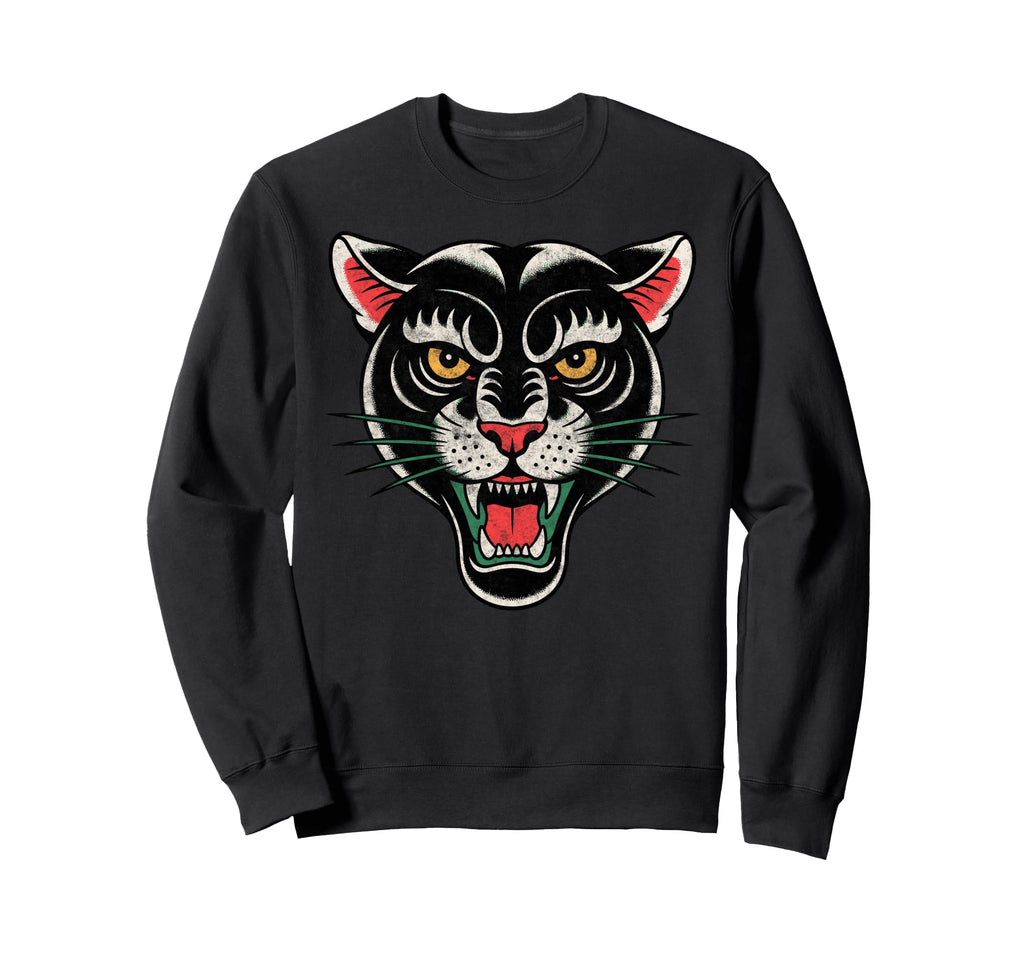 American Traditional Old School Sweatshirt - Minimalist Print for Adults - T-Shirt, Sweatshirt, Hoodie