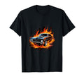 Muscle Car Car Flames T-Shirt - Aesthetic Graphic Unisex - T-Shirt, Sweatshirt, Hoodie