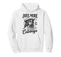Just Here Cowboys Western Vibes Hoodie - Trendy Graphic for Adults - T-Shirt, Sweatshirt, Hoodie
