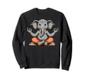 Meditation Elephant Yoga Pose Sweatshirt - Custom Art Print Unisex - T-Shirt, Sweatshirt, Hoodie