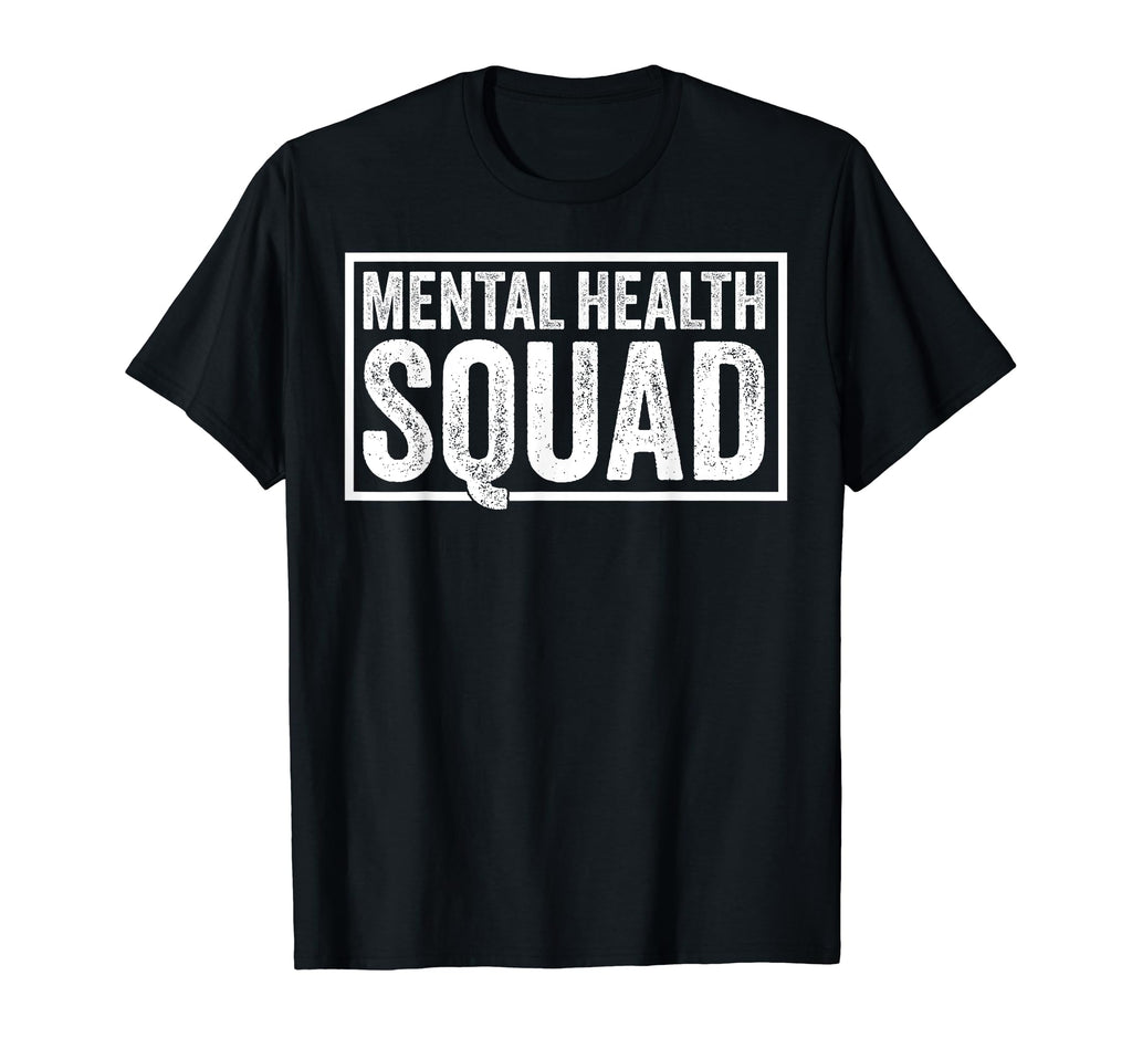 Mental Health Squad Brain Illness T-Shirt - Minimalist Print Men Women - T-Shirt, Sweatshirt, Hoodie