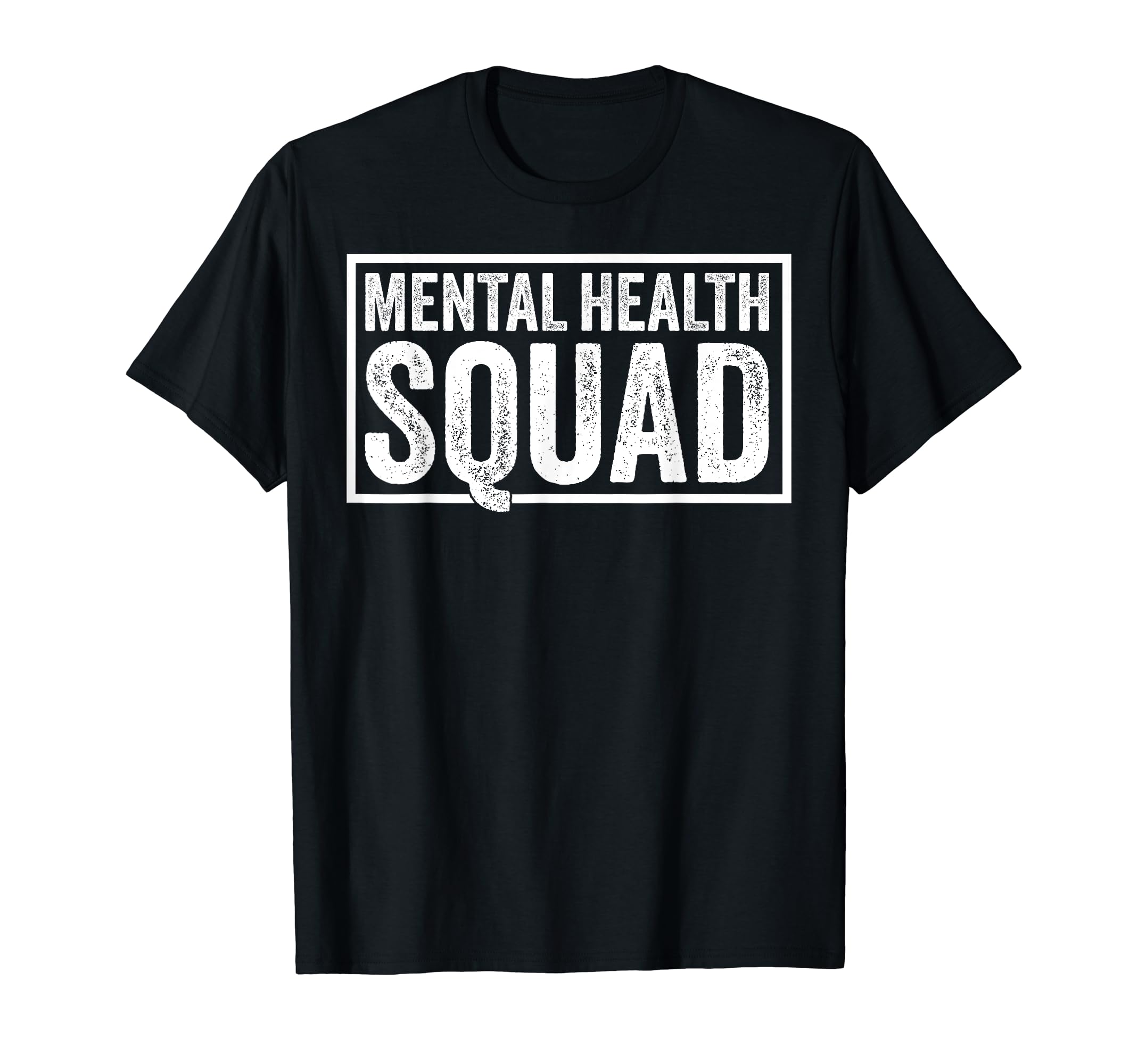 Mental Health Squad Brain Illness T-Shirt - Minimalist Print Men Women - T-Shirt, Sweatshirt, Hoodie