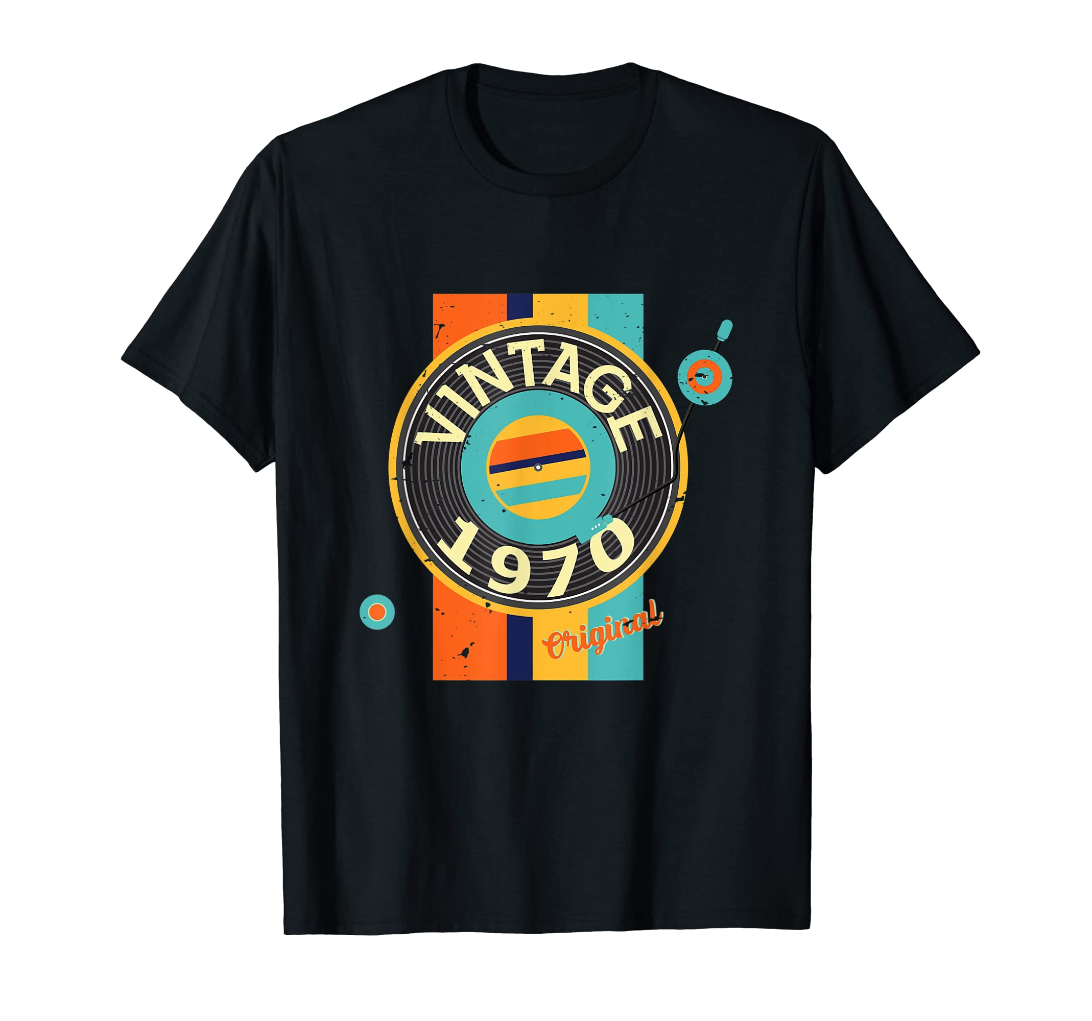 Record Vinyl 1970 Birthday Gift Record T-Shirt - Unique Graphic Unisex - T-Shirt, Sweatshirt, Hoodie
