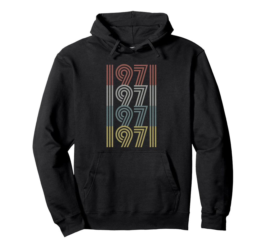 1971 Birth Year Milestone Birthday Hoodie - Trendy Graphic Men Women - T-Shirt, Sweatshirt, Hoodie