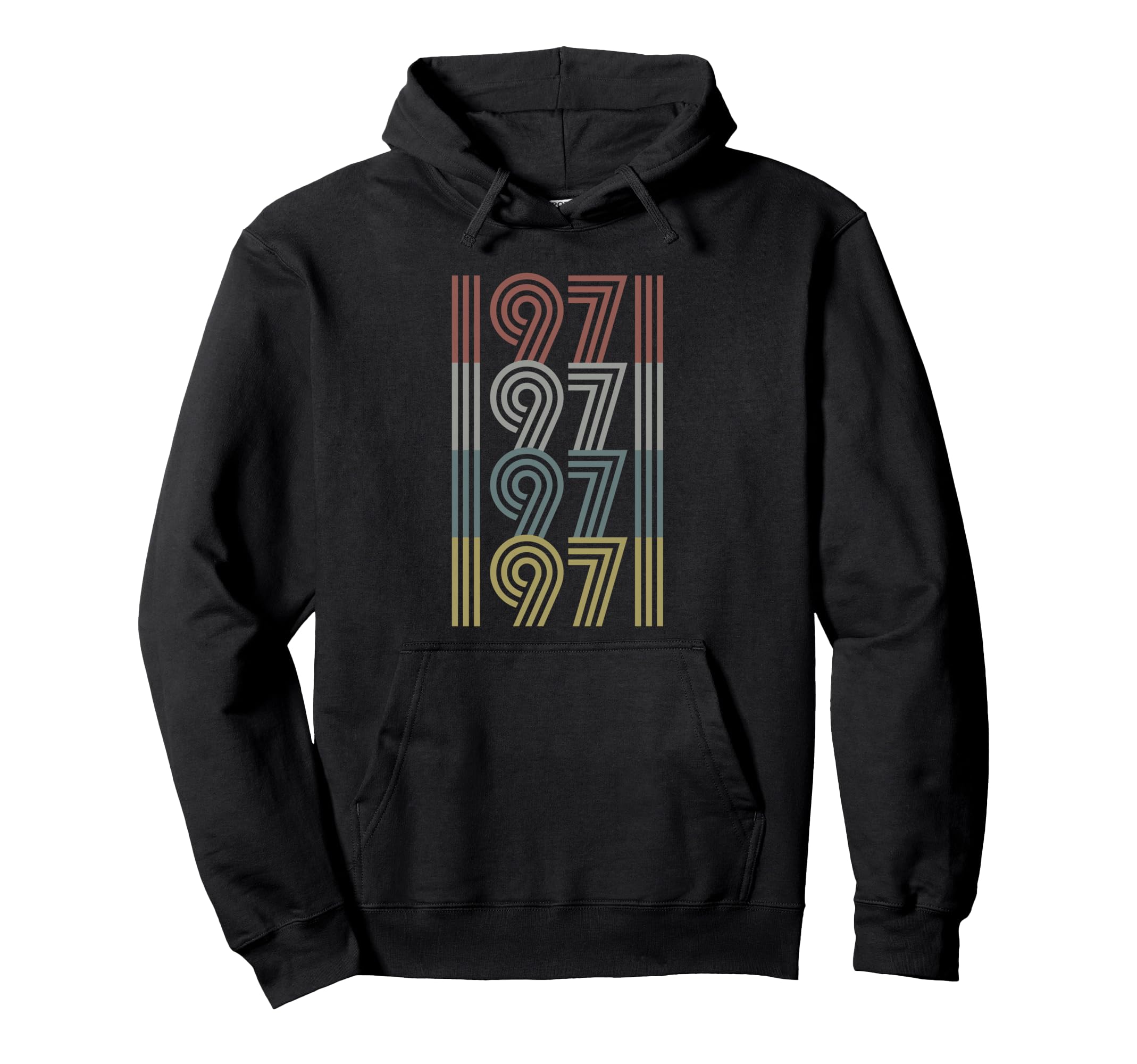 1971 Birth Year Milestone Birthday Hoodie - Trendy Graphic Men Women - T-Shirt, Sweatshirt, Hoodie