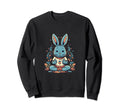 Yoga Meditation Bunny Mindfulness Sweatshirt - Graphic Print Men Women - T-Shirt, Sweatshirt, Hoodie