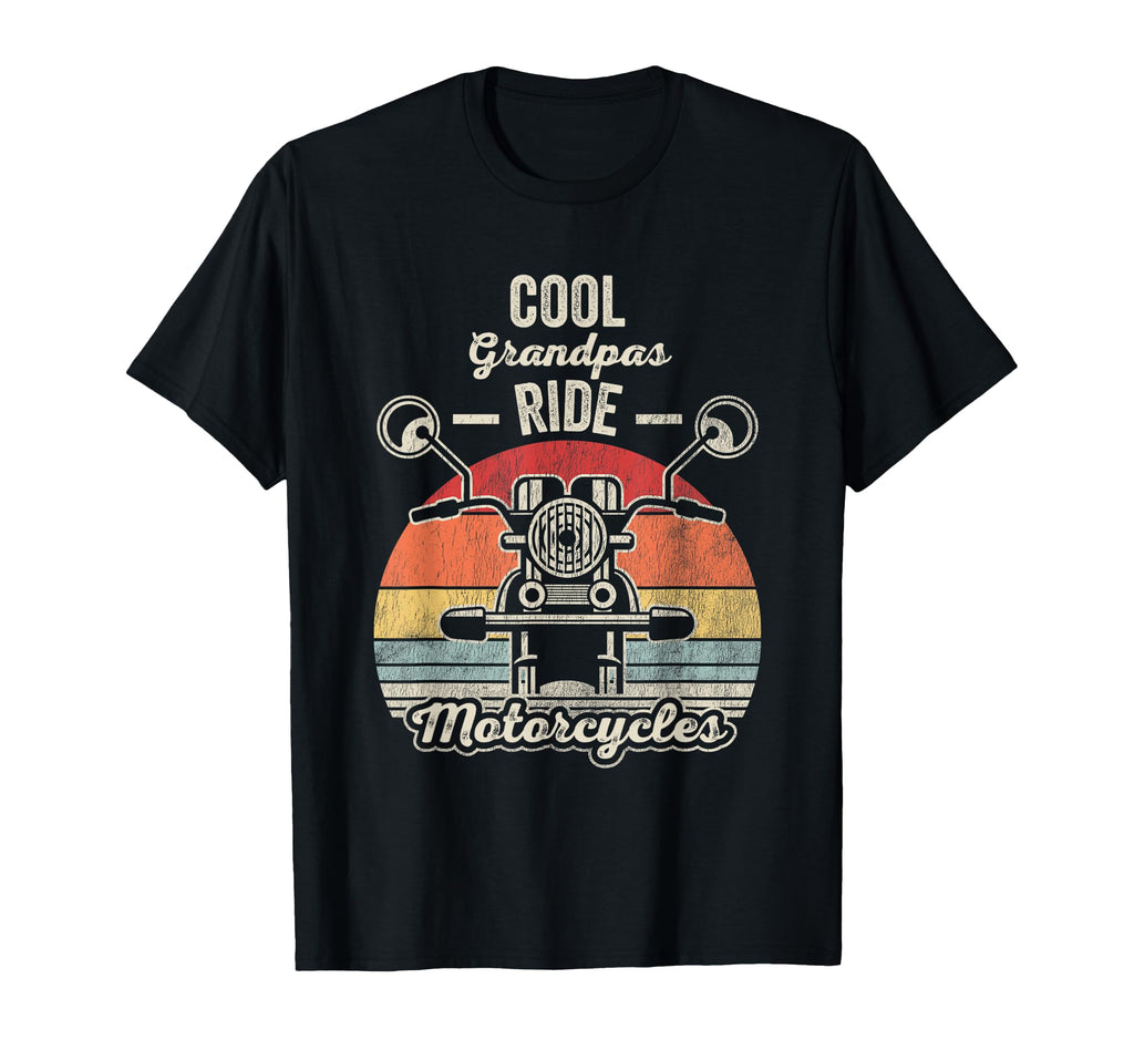 Grandpas Ride Motorcycles T-Shirt - Aesthetic Graphic Unisex - T-Shirt, Sweatshirt, Hoodie