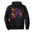 Labrador Retriever Dog Vaporwave Hoodie - Streetwear Style Men Women - T-Shirt, Sweatshirt, Hoodie