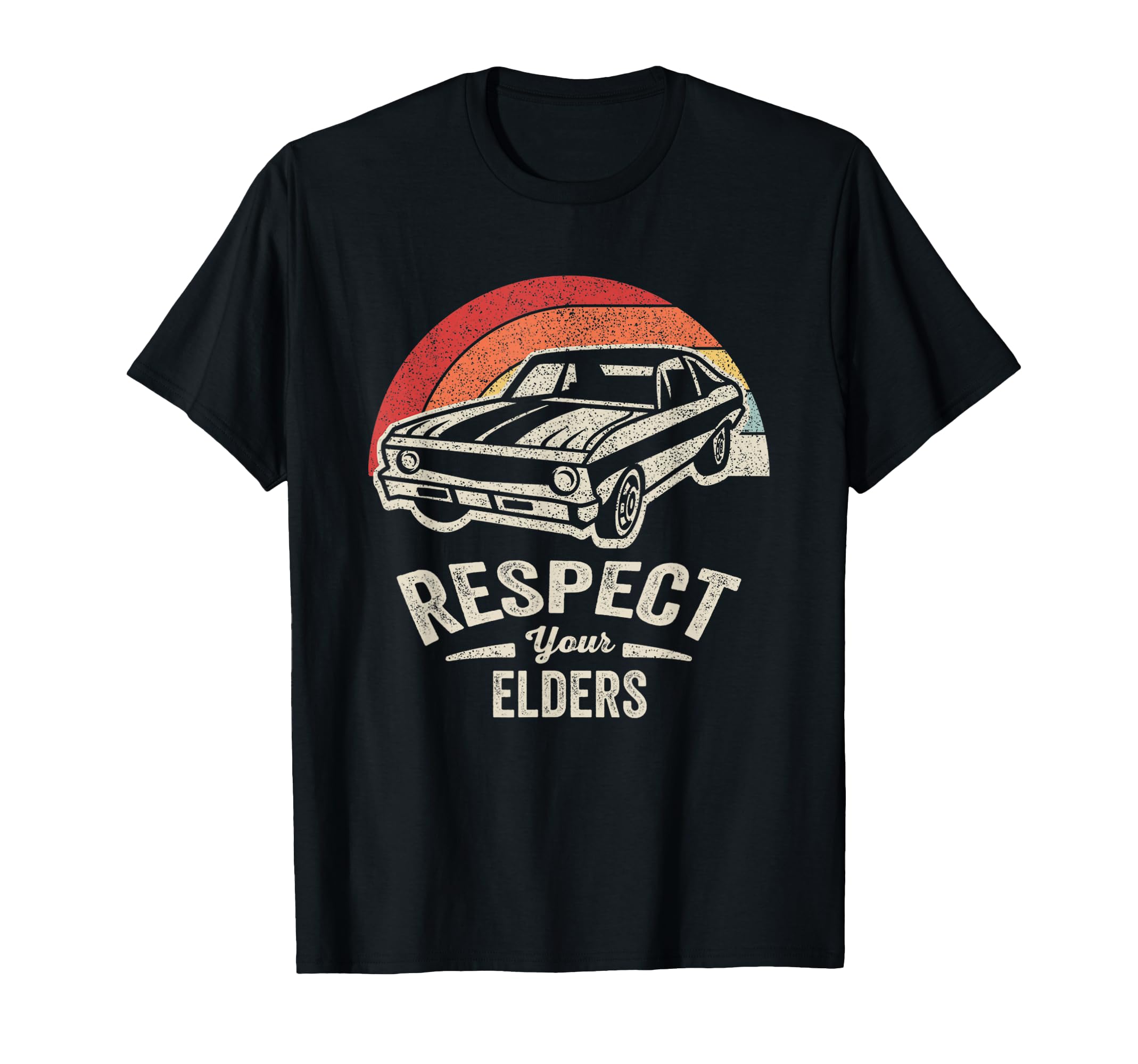 Respect Your Elders Muscle Car T-Shirt - Novelty Apparel Men Women - T-Shirt, Sweatshirt, Hoodie