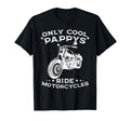 Only Pappys Ride Motorcycles Biker T-Shirt - Minimalist Print for Adults - T-Shirt, Sweatshirt, Hoodie