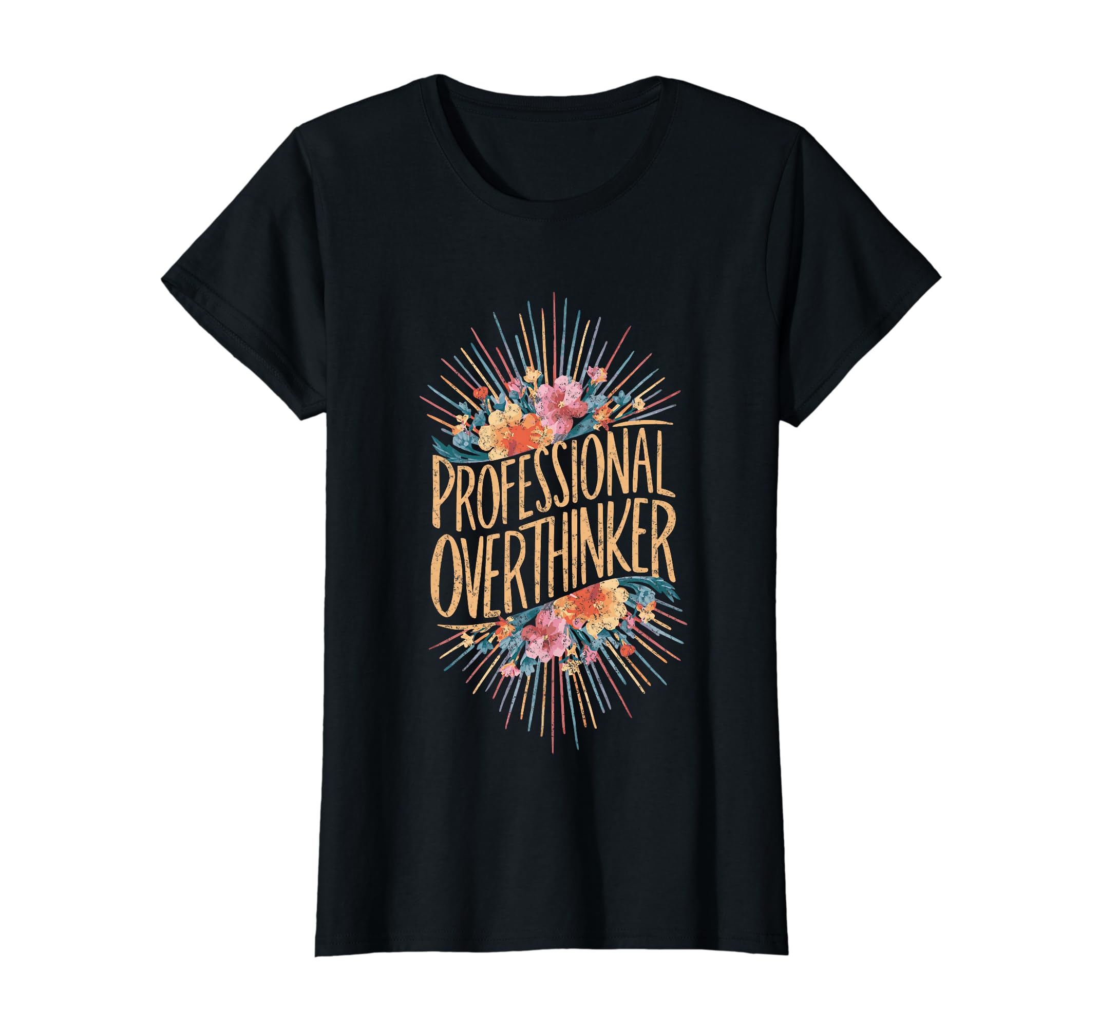 Professional Overthinker Adhd T-Shirt - Aesthetic Graphic for Adults - T-Shirt, Sweatshirt, Hoodie
