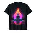 Synthwave Alien Buddha Cyberpunk 80S T-Shirt - Custom Art Print Men Women - T-Shirt, Sweatshirt, Hoodie