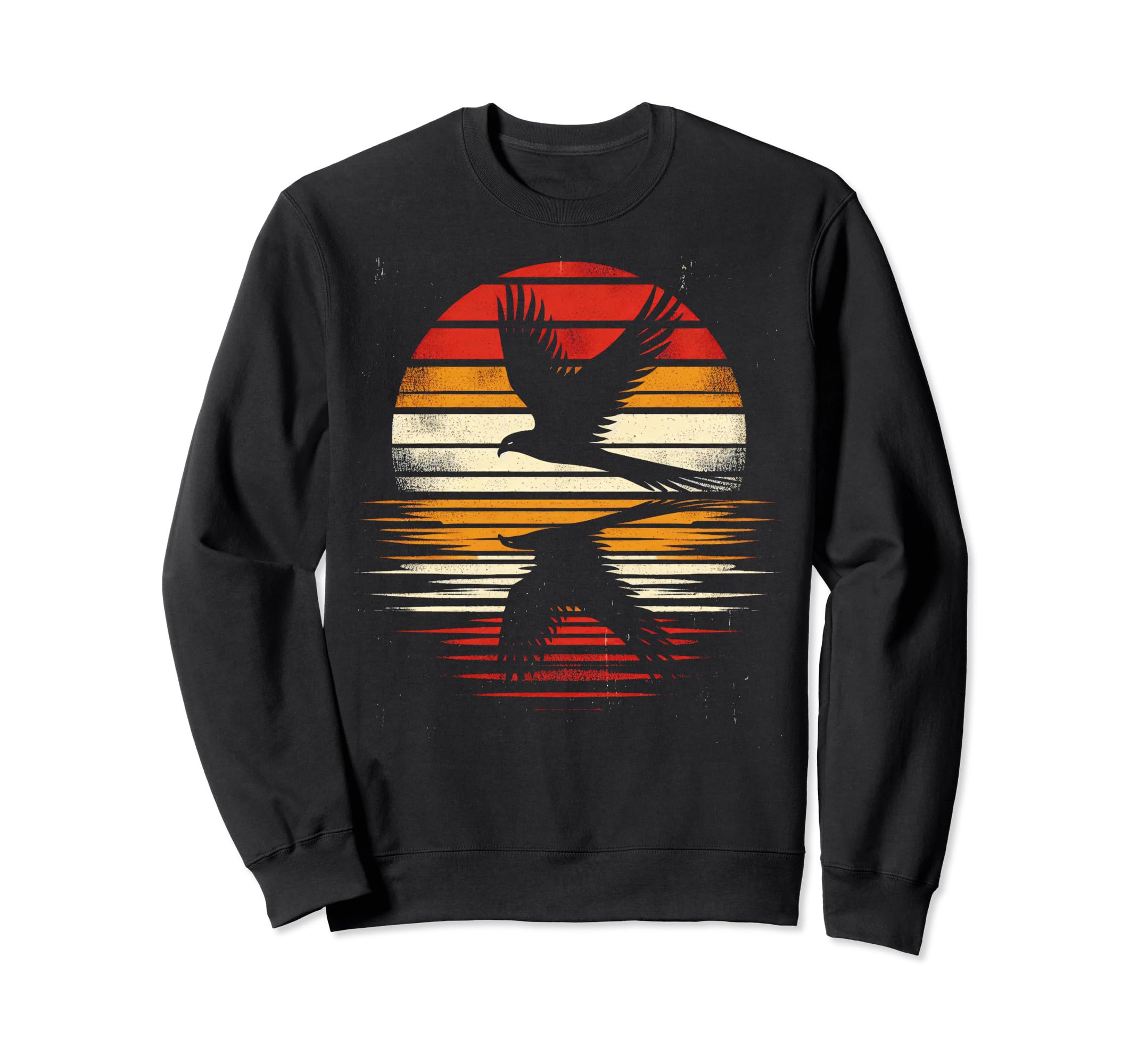 Merlin Bird Sunset Safari 70S Sweatshirt - Novelty Apparel Men Women - T-Shirt, Sweatshirt, Hoodie