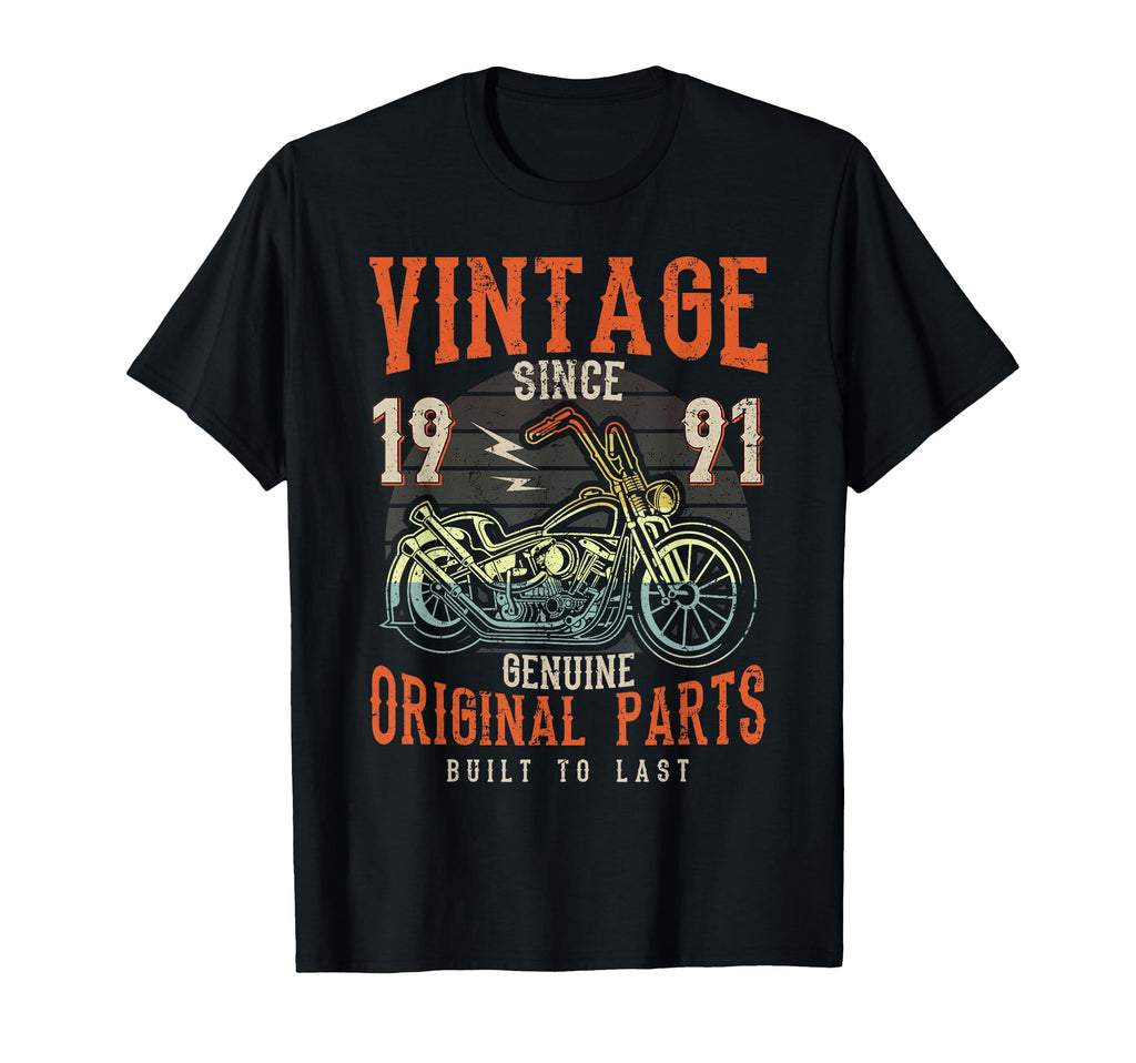 35Th Birthday 1991 Motorcycle Chopper T-Shirt - Custom Art Print for Adults - T-Shirt, Sweatshirt, Hoodie