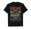 35Th Birthday 1991 Motorcycle Chopper T-Shirt - Custom Art Print for Adults - T-Shirt, Sweatshirt, Hoodie