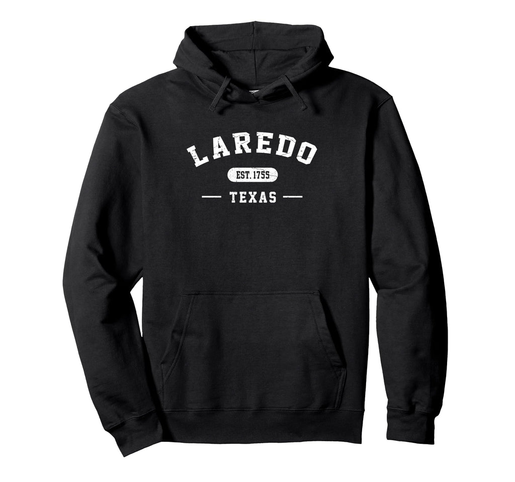 Laredo Texas Est 1755 Athletic Hoodie - Unique Graphic Men Women - T-Shirt, Sweatshirt, Hoodie