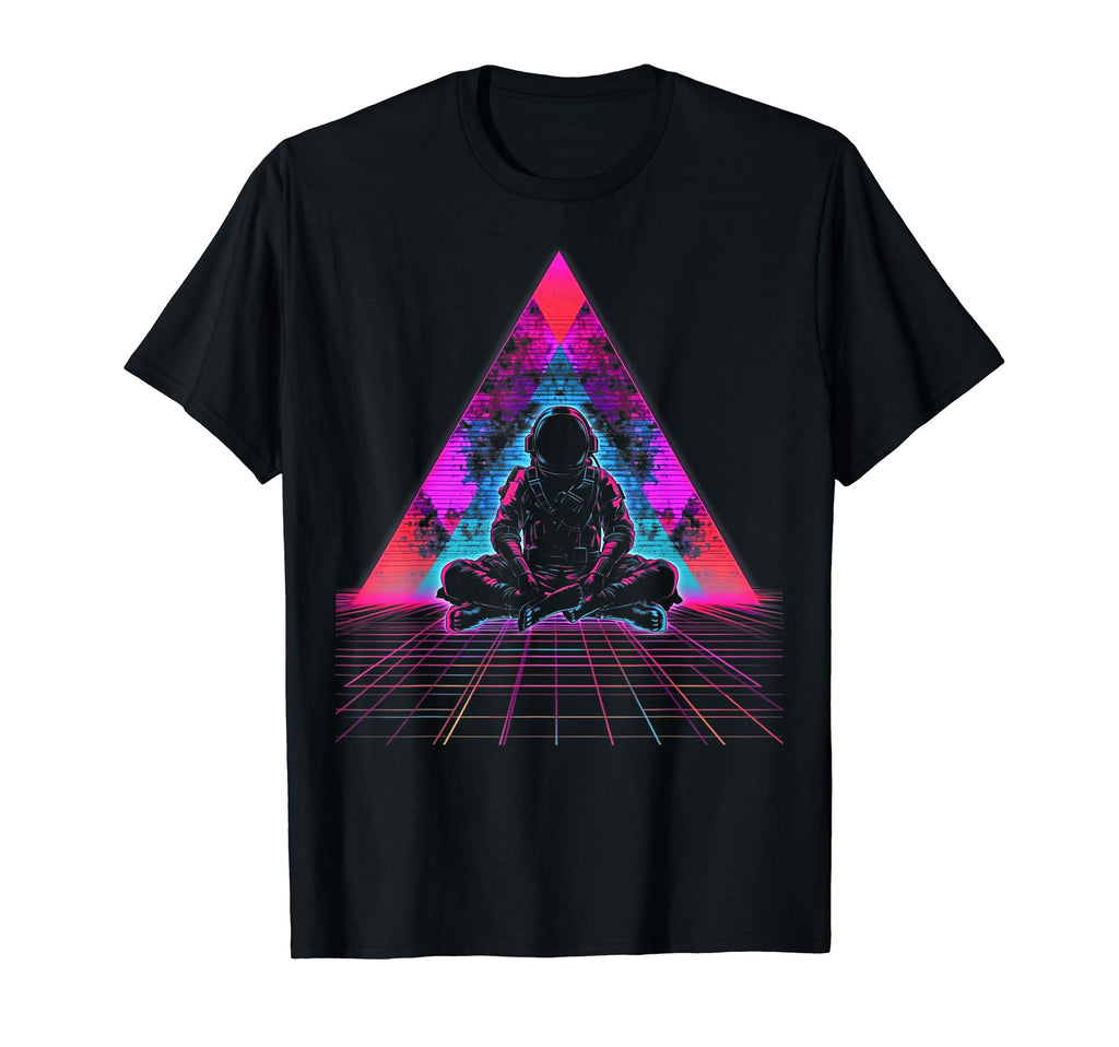 Synthwave Astronaut Cyberpunk 80S Sci T-Shirt - Novelty Apparel Men Women - T-Shirt, Sweatshirt, Hoodie
