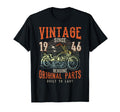 80Th Birthday 1946 Motorcycle Chopper T-Shirt - Streetwear Style Men Women - T-Shirt, Sweatshirt, Hoodie