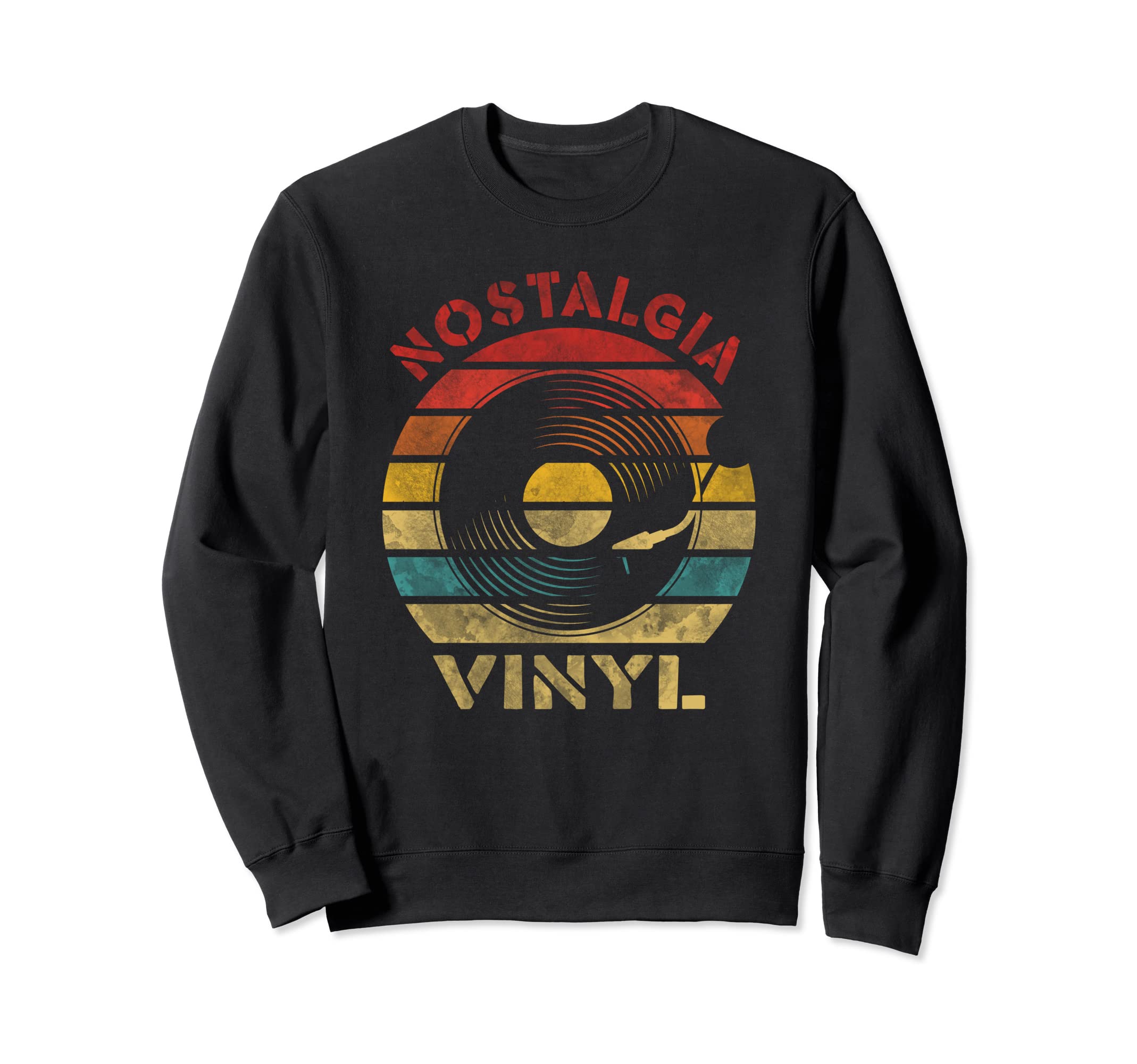 Nostalgia Vinyl Record Music Sweatshirt - Streetwear Style Men Women - T-Shirt, Sweatshirt, Hoodie