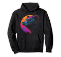Bear Vaporwave Aesthetic Synthwave 80S Hoodie - Aesthetic Graphic Unisex - T-Shirt, Sweatshirt, Hoodie