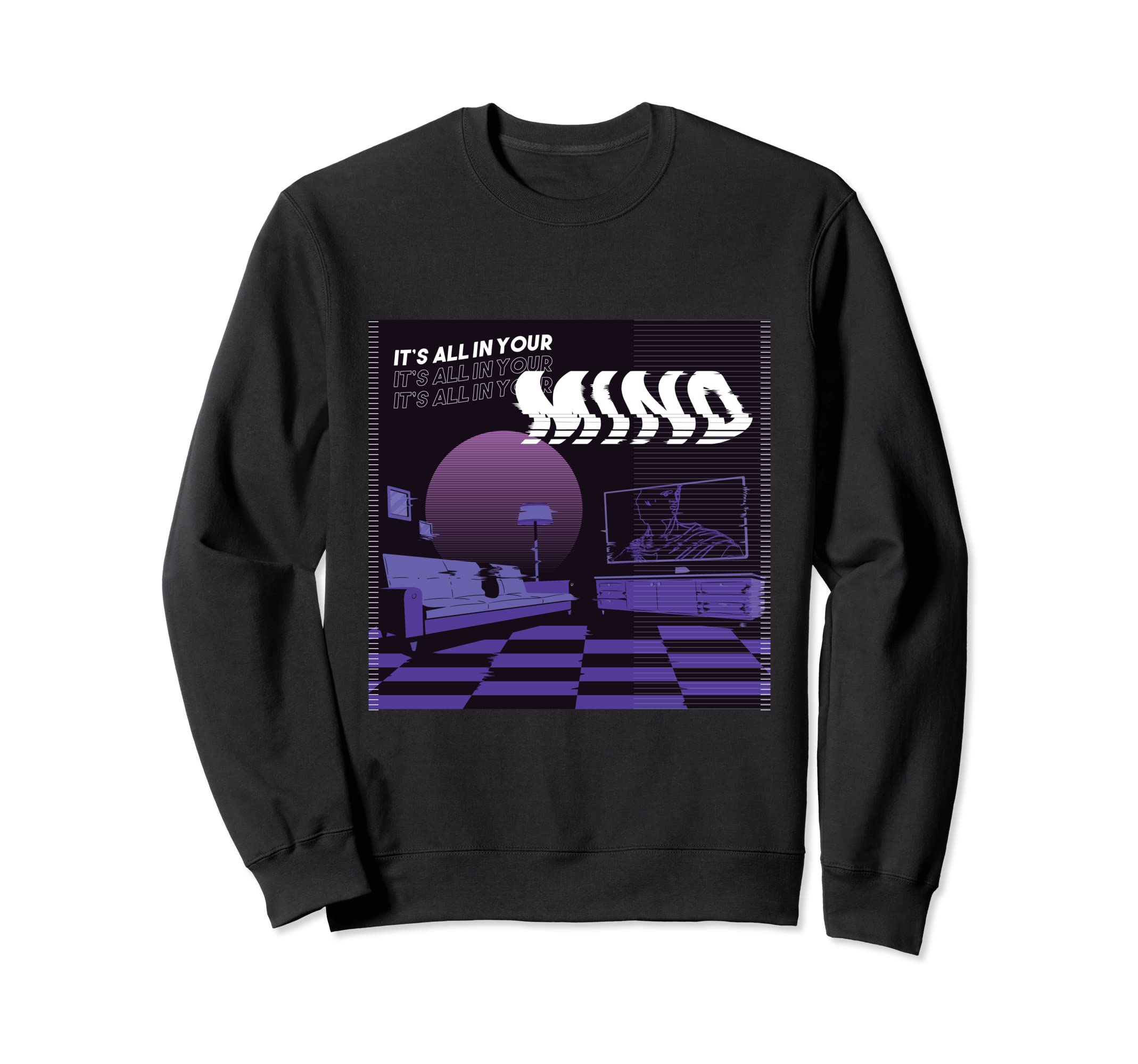 Vaporwave Synthwave Japanese 80S 90S Sweatshirt - Graphic Print Unisex - T-Shirt, Sweatshirt, Hoodie