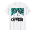 Leopard Bull Skull Hey There Cowboy T-Shirt - Novelty Apparel for Adults - T-Shirt, Sweatshirt, Hoodie