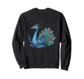 Meditation Peacock Yoga Pose Sweatshirt - Custom Art Print Men Women - T-Shirt, Sweatshirt, Hoodie
