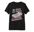 My Body Isnt Broken Its Building T-Shirt - Minimalist Print Men Women - T-Shirt, Sweatshirt, Hoodie