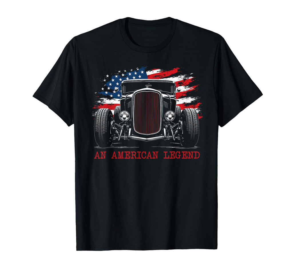 American Legend Deuce Coupe 1932 Hot T-Shirt - Custom Art Print for Adults - T-Shirt, Sweatshirt, Hoodie