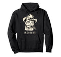 Meowdy Cowboy Cat Western Hat Funny Hoodie - Fun Novelty Design for Adults - T-Shirt, Sweatshirt, Hoodie
