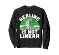Healing Is Not Linear Mental Sweatshirt - Casual Everyday Wear Unisex - T-Shirt, Sweatshirt, Hoodie
