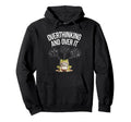 Funny Tired Frog Meme Overthinker Mental Hoodie - Minimalist Print Unisex - T-Shirt, Sweatshirt, Hoodie