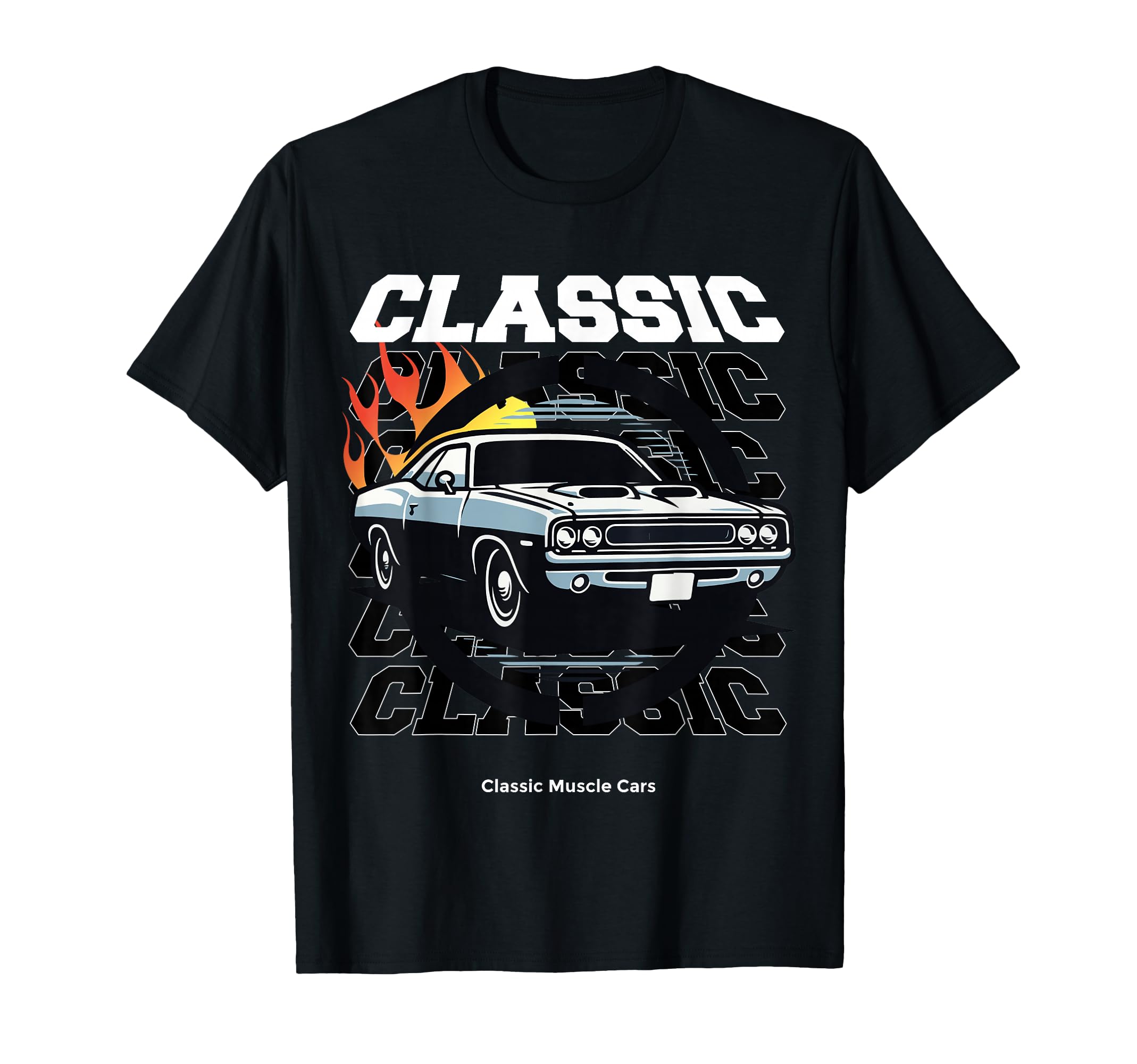 Muscle Car Car Collection Car Sweatshirt - Casual Everyday Wear Unisex - T-Shirt, Sweatshirt, Hoodie