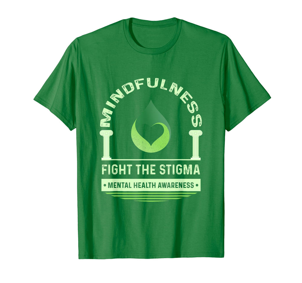 Fight Stigma Mental Health Matters T-Shirt - Novelty Apparel for Adults - T-Shirt, Sweatshirt, Hoodie