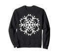 Snowflake Roller Skating Sweatshirt - Casual Everyday Wear Unisex - T-Shirt, Sweatshirt, Hoodie