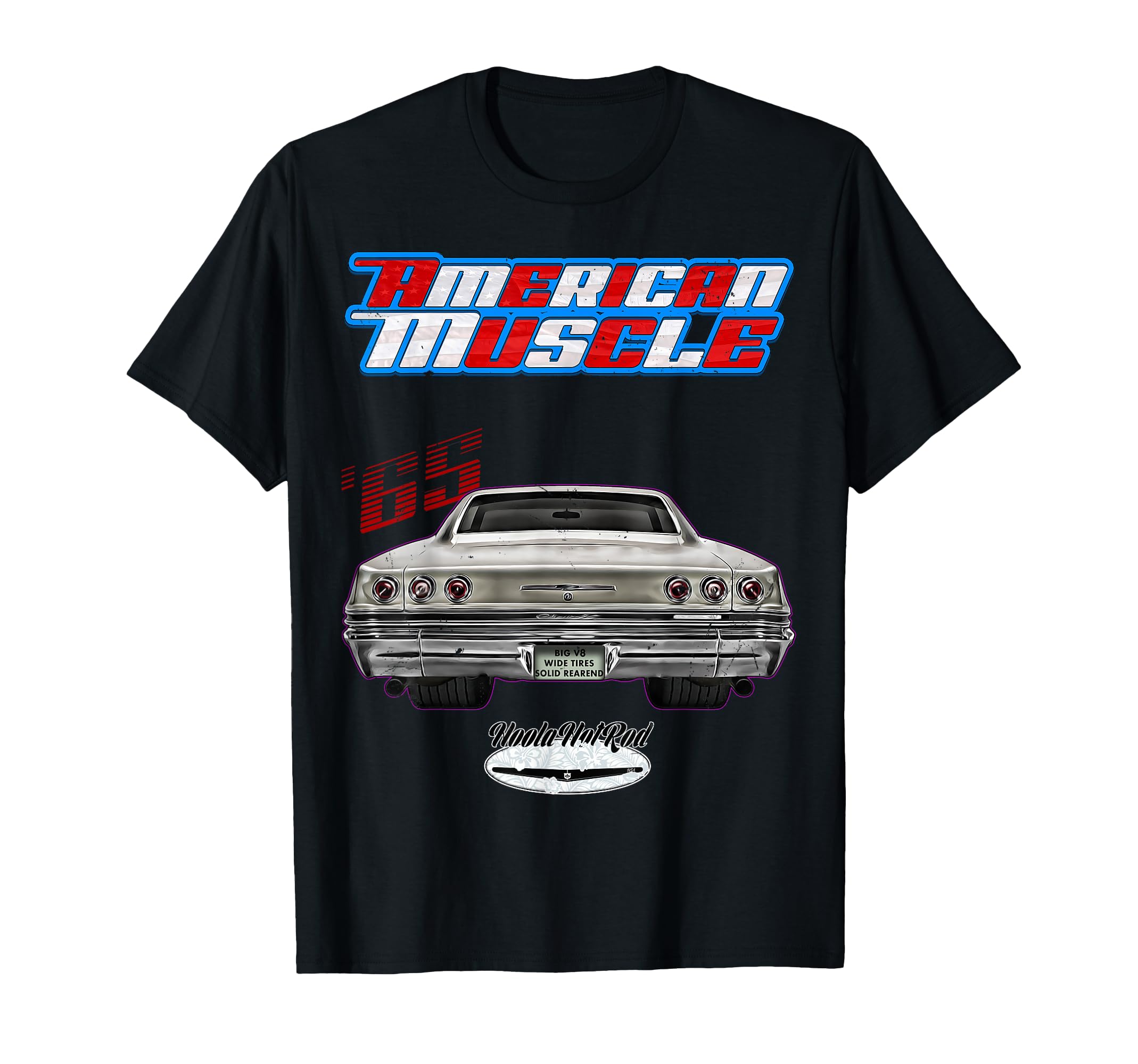 1965 65 Hotrod Impala Biscayne Del T-Shirt - Custom Art Print Men Women - T-Shirt, Sweatshirt, Hoodie