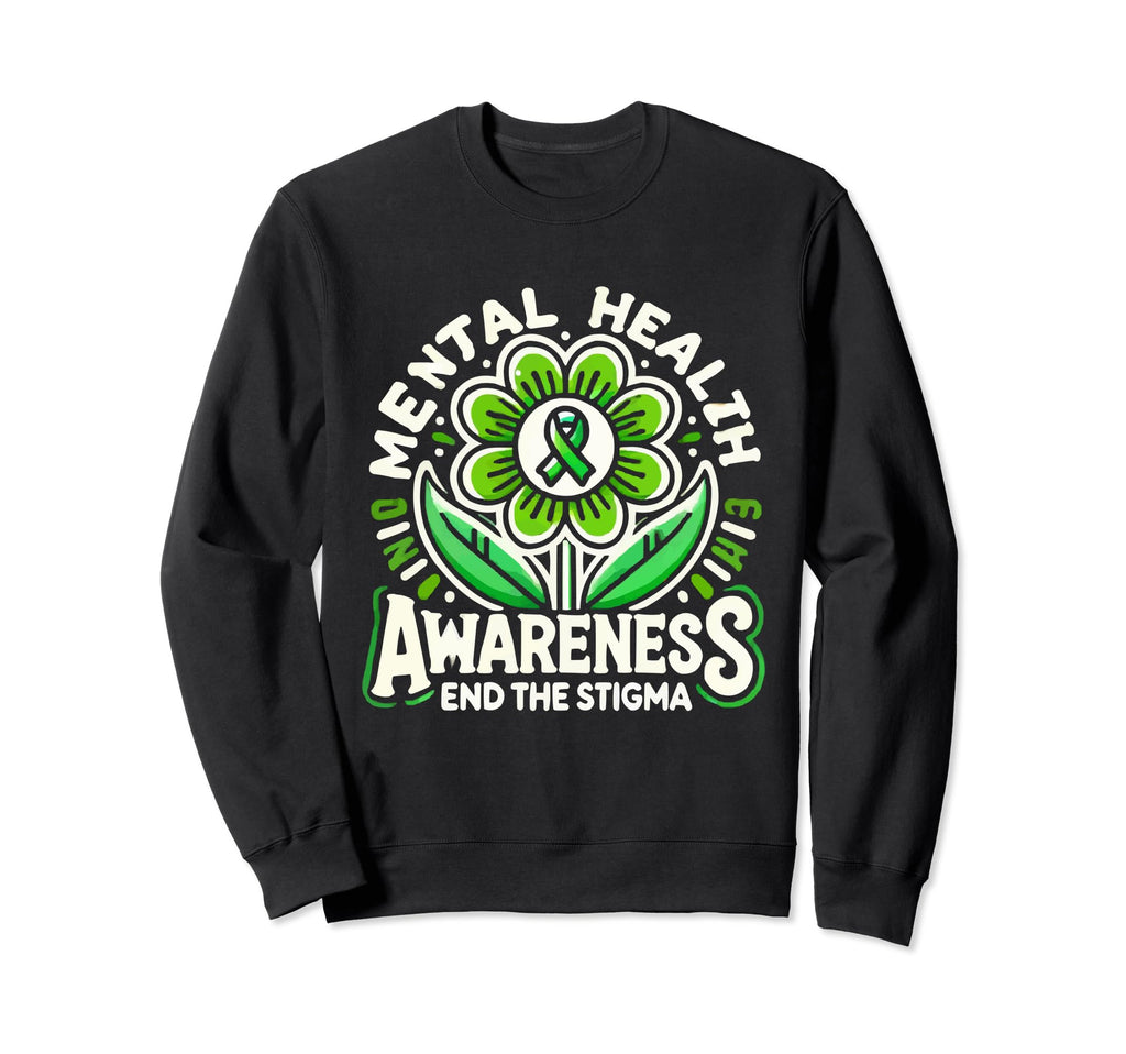 Suicide Awareness Depression Anxiety Sweatshirt - Unique Graphic Men Women - T-Shirt, Sweatshirt, Hoodie