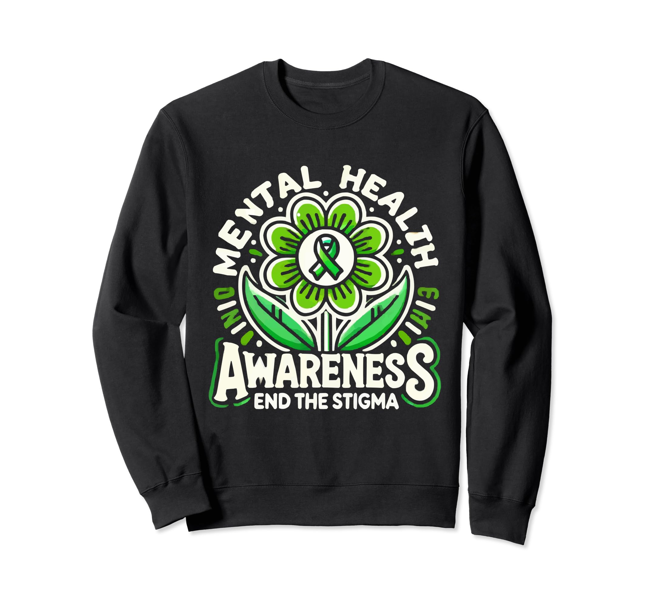 Suicide Awareness Depression Anxiety Sweatshirt - Unique Graphic Men Women - T-Shirt, Sweatshirt, Hoodie